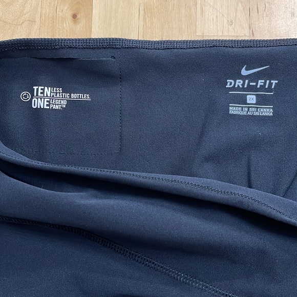 NIKE NWT WOMEN PLUS SIZE 2X Training Tights Power Sculpt HYPER Black BV1530 010 - Picture 4 of 12